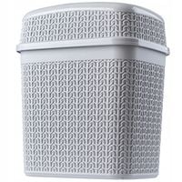 KOSZ NA ŚMIECI ODPADY UCHYLNY Z KLAPĄ KOLORY 5L