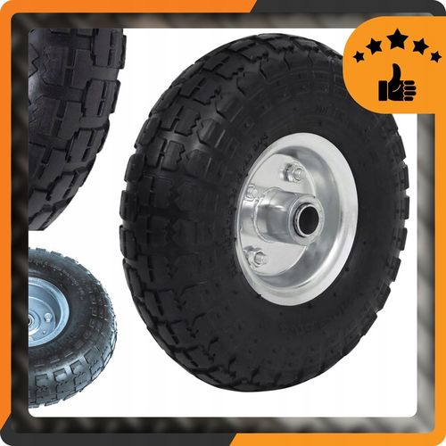 Koło do wózka taczek 4PR 4.10 3.50-4 260x80 łożysko fi 16mm pompowana na Arena.pl