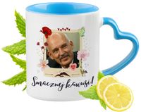 Korwin Kubek Błękitny Z Uszkiem W Kształcie Serca Na Prezent