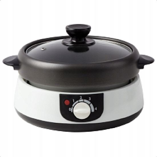 Multicooker wolnowar parowar 8w1 pojemność 1,5L garnek ceramiczny Hometech zdjęcie 2