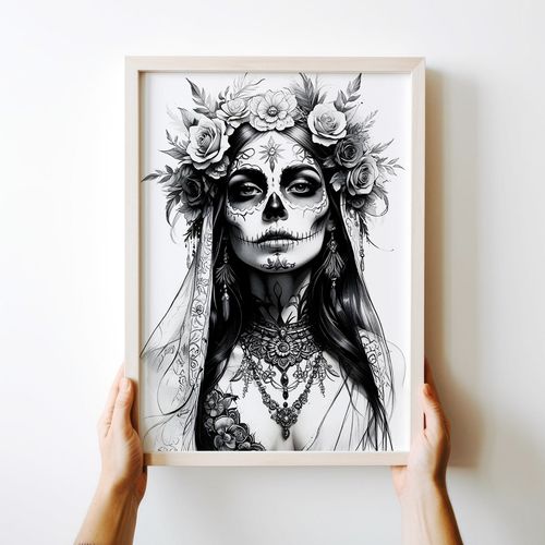 Plakat zombie portret 61x91 cm na Arena.pl