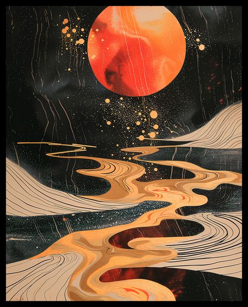 Plakat 40x50cm Planetarny Taniec zdjęcie 2