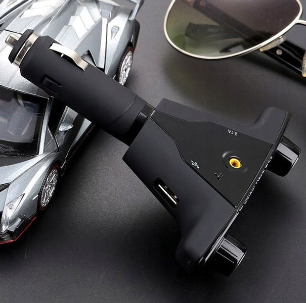 Transmiter Bluetooth FM Ładowarka 2x USB 2.1A SD zdjęcie 5