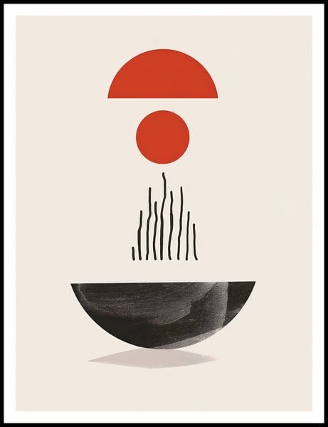 Plakat 75x100cm Półokrągła Forma zdjęcie 3