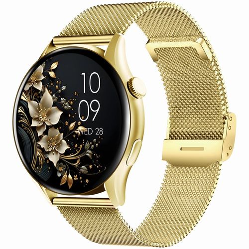 smartwatch gravity złoty pasek + bransoleta gt11-2 na Arena.pl