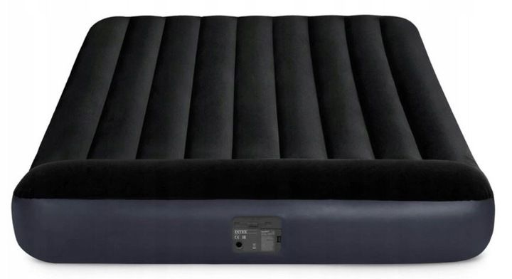 MATERAC DMUCHANY DWUOSOBOWY 203x152cm INTEX POMPKA zdjęcie 5
