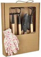 KOMPLET OGRODNICZY ZESTAW GRABKI ŁOPATKA MOTYCZKA