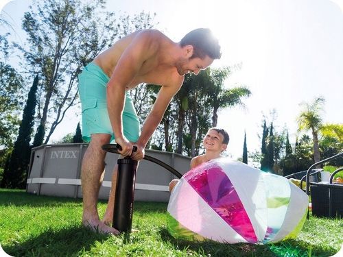 Pompka ręczna tłokowa dwukierunkowa Double Quick III Intex 68615 na Arena.pl