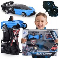 AUTO ROBOT ZDALNY SAMOCHÓD TRANSFORMACJA NA PILOT 2W1 +AKUMULATOR