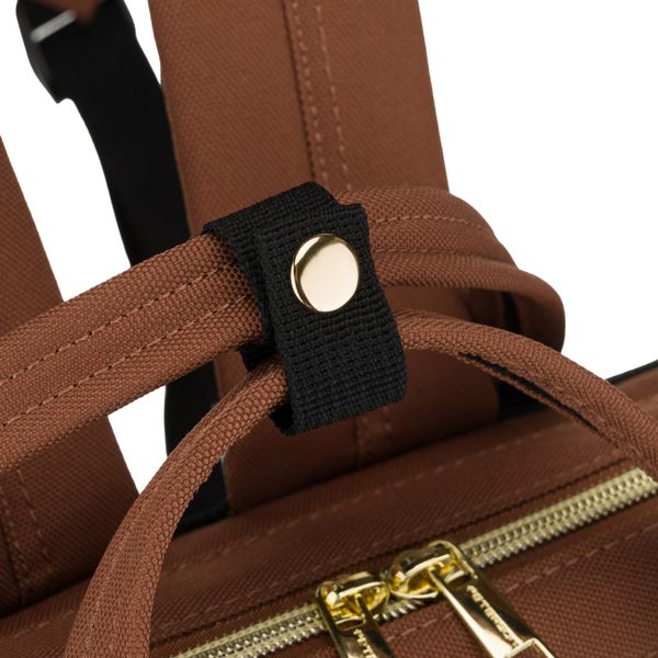 plecak materiałowy ptn alfa-5301 brown-beige zdjęcie 12