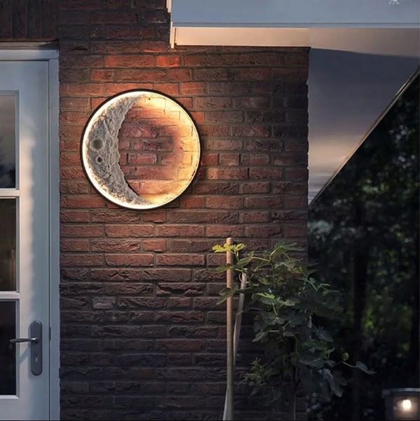 Plafon okrągły dekoracyjny Lampa Led na ścianę Księżyc 40 cm 3D Moon zdjęcie 9