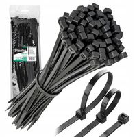 5X MOCNE OPASKI ZACISKOWE KABLOWE TRYTKI CZARNE ZIPY 4,8X300 100 SZT 22KG