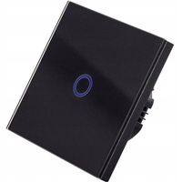 DOTYKOWY WŁĄCZNIK WYŁĄCZNIK ŚWIATŁA SZKLANY POJEDYNCZY LED WiFi Tuya SMART