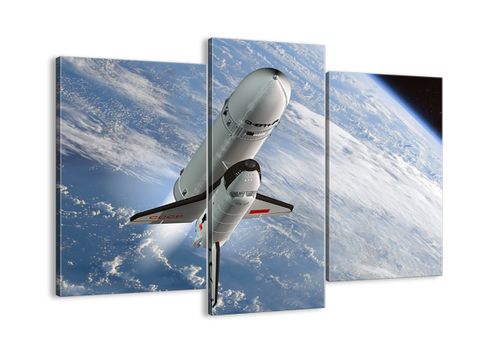 Obraz Na Płótnie - Sputnik Orbita - 130X100 Cm - Cb130X100-0496 na Arena.pl