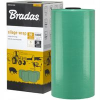 FOLIA do SIANOKISZONKI silage WRAP foil 0,5x1800M bel ZIELONA 5 WARSTW