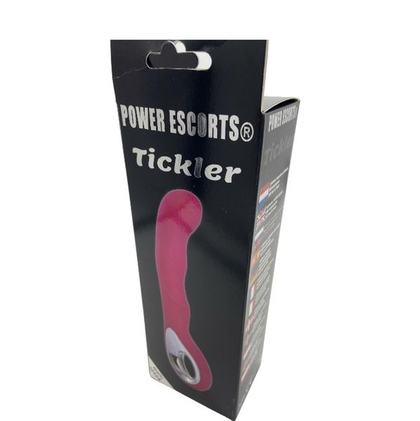 Tickler Pink Silicone GSpot Vibrator - Rechargeable zdjęcie 3