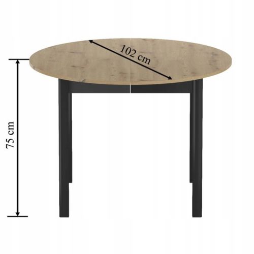 st5-fx dąb artisan czarny na Arena.pl