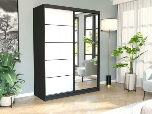 Szafa przesuwna Rivano VI 150 cm z lustrem na Arena.pl