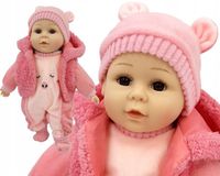 LALKA BOBAS MÓWI I ŚPIEWA POLSKI 35CM+SMOCZEK_45v