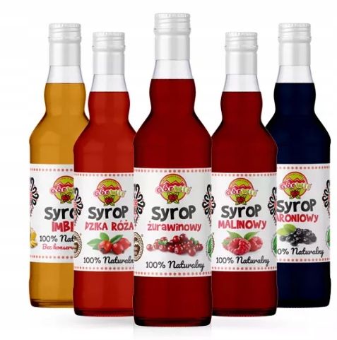 Syrop Malinowy 500 ml 100 % Naturalny zdjęcie 2