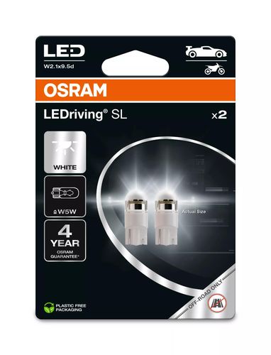 2x Żarówka LED W5W OSRAM LEDriving SL 2825DWP 6000K W2.1x9.5d na Arena.pl