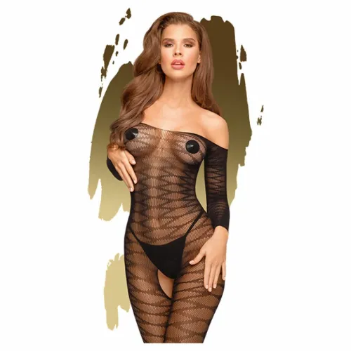 penthouse dreamy diva bodystocking xl czarne, prześwitujące na Arena.pl
