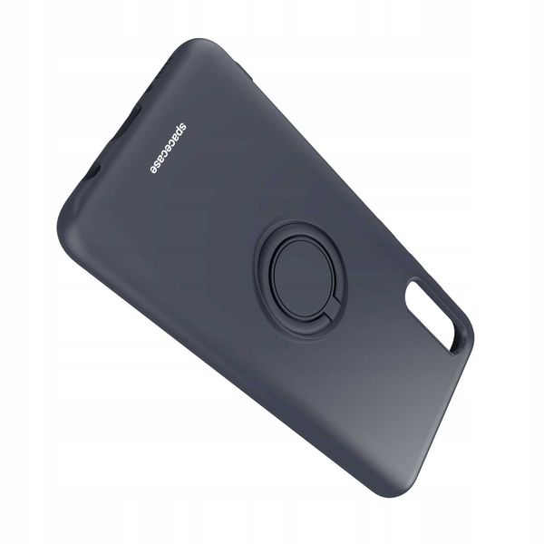 Spacecase Silicone Ring Galaxy A70 Black zdjęcie 6