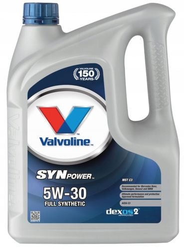 VALVOLINE 5W30 SYNPOWER DEXOS 2 APPROVED MST C3 5L na Arena.pl