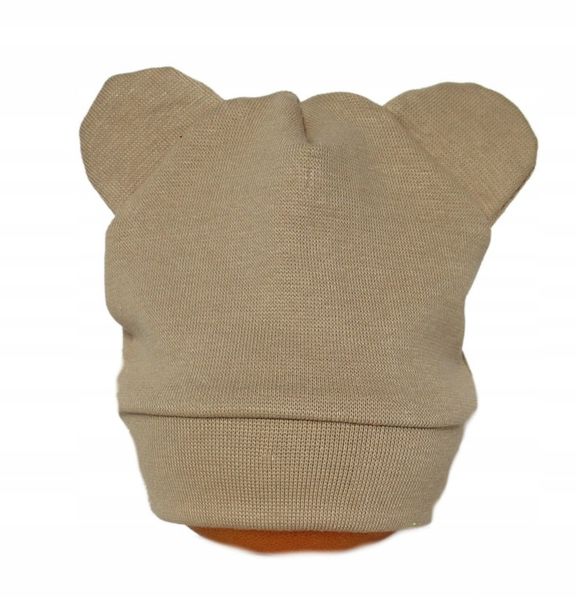 BAWEŁNIANE CZAPECZKI DLA NOWORODKÓW kolory MISIE zdjęcie 4