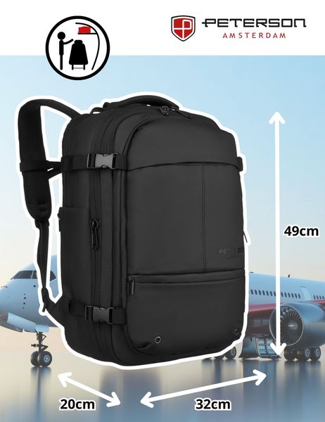 plecak ptn 24357-6790 black zdjęcie 3