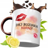 Kubek Bordowy Dla Niani Na Urodziny Prezent Z Nadrukiem Ze Zdjęciem