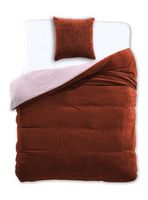 Pościel DecoKing FURRY 03 LBR+BEI 200X220+80X802