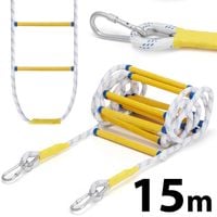 Drabina sznurowa linowa pleciona na dach HIGHER 15m FIBERGLASS dekarska