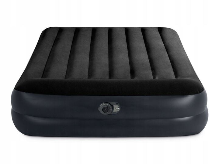 MATERAC DMUCHANY DWUOSOBOWY 203x152cm INTEX POMPKA zdjęcie 9