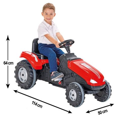 Woopie Traktor Mega Na Pedały Czerwony na Arena.pl