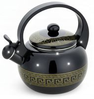 Czajnik emaliowany 2,2L z gwizdkiem. Masterpan MP-2513. Indukcja, gaz