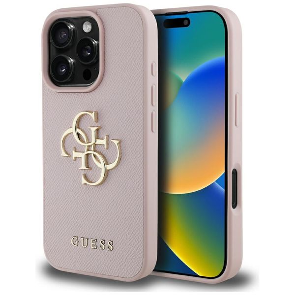 Etui Guess do iPhone 16 Pro, Różowy zdjęcie 1