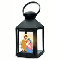 LAMPION ADWENTOWY LATARENKA ŚWIĄTECZNA NA RORATY DEKORACJA LED