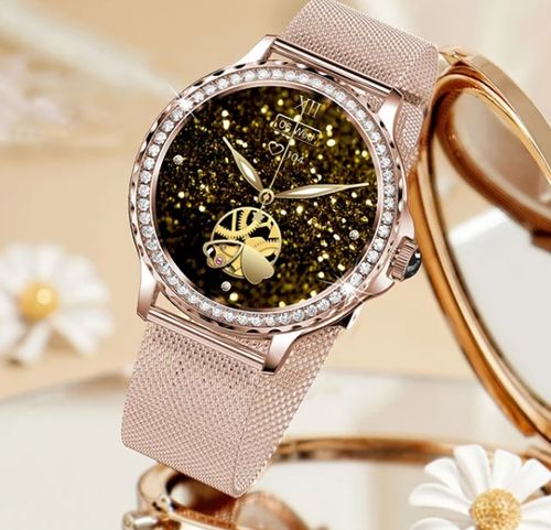 SMARTWATCH ELEGANCKI ZEGAREK DAMSKI POLSKIE MENU 2 paski na Arena.pl