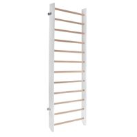 drabinka gimnastyczna klasyczna biała-drewno 230x80 cm