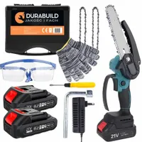 AKUMULATOROWA PIŁA łańcuchowa elektryczna PILARKA do drzewa 2xAKU WALIZKA