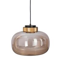 Lampa zwisowa Boom 9969P/B Step LED 24W 3000K nad stół mosiądz bursztynowa