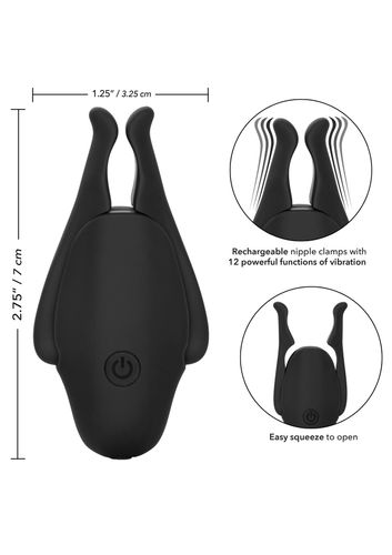 Rechargeable Nipplettes Black na Arena.pl