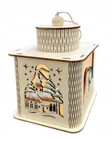 Lampion na roraty, lampion adwentowy dla dzieci Lampion świąteczny z LED