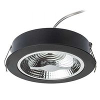 Podtynkowa LAMPA sufitowa REDONDO ML5696 Milagro metalowa OPRAWA okrągłe oczko plafon czarny