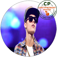 Opłatek na tort Justin Bieber - dla fana