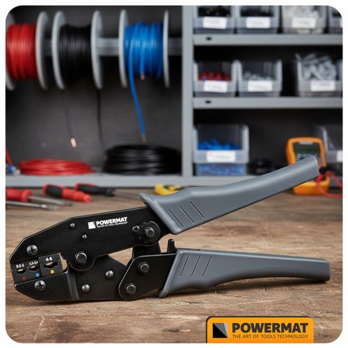 ZACISKARKA PRASKA DO KONEKTORÓW TULEJEK KOŃCÓWEK ZAKOŃCZEŃ KABLI 0,5–6 MM² na Arena.pl