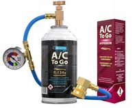 Zestaw do napełniania klimatyzacji + uszczelniacz na gaz R134a