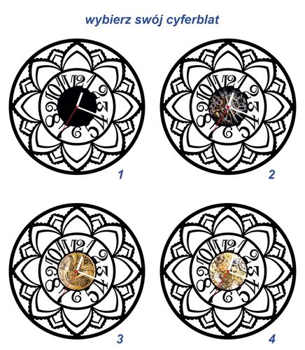 ZEGAR ŚCIENNY RETRO 58cm XXL 23.11 na Arena.pl