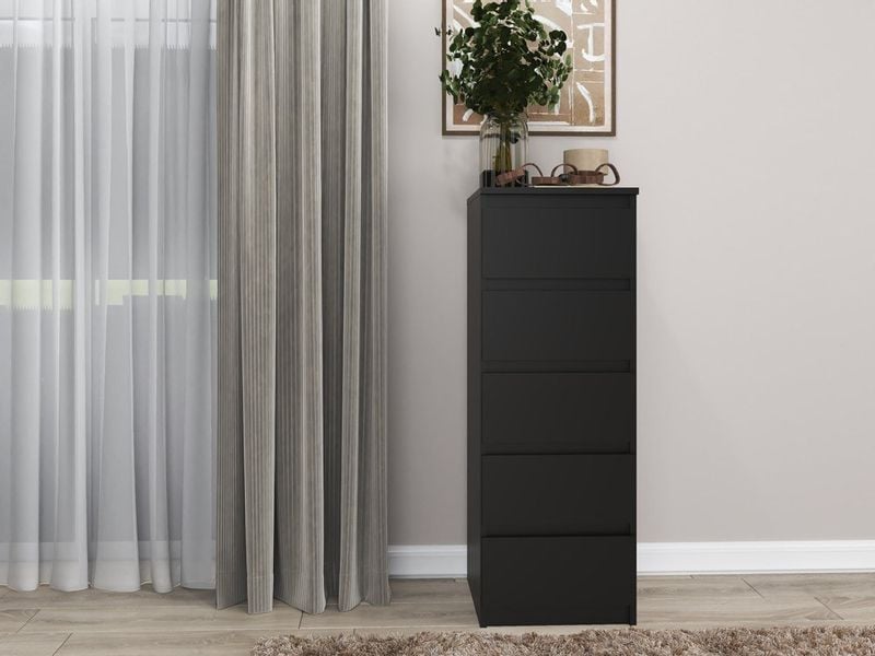 KOMODA MALWA W5 - CZERŃ zdjęcie 5